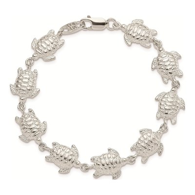 Sterling Silver Sea Turtles Bracelet – view 5