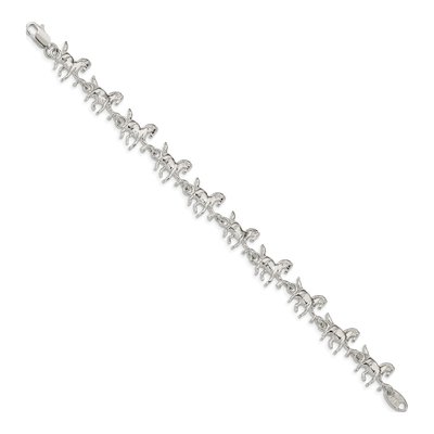 Sterling Silver Horses Bracelet – view 3