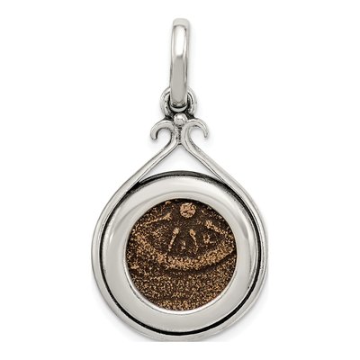 Sterling Silver Widow's Mite Coin Pendant