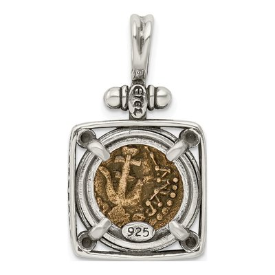 Sterling Silver Widow's Mite Coin Pendant – view 4