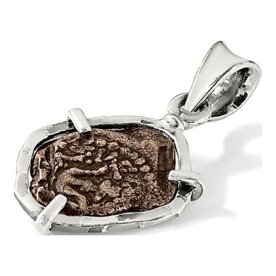 Sterling Silver Widow's Mite Coin Pendant – view 7