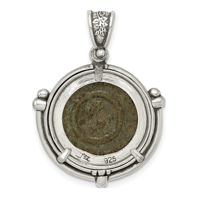 Sterling Silver Ancient Coins Constantine I Coin Pendant – view 4