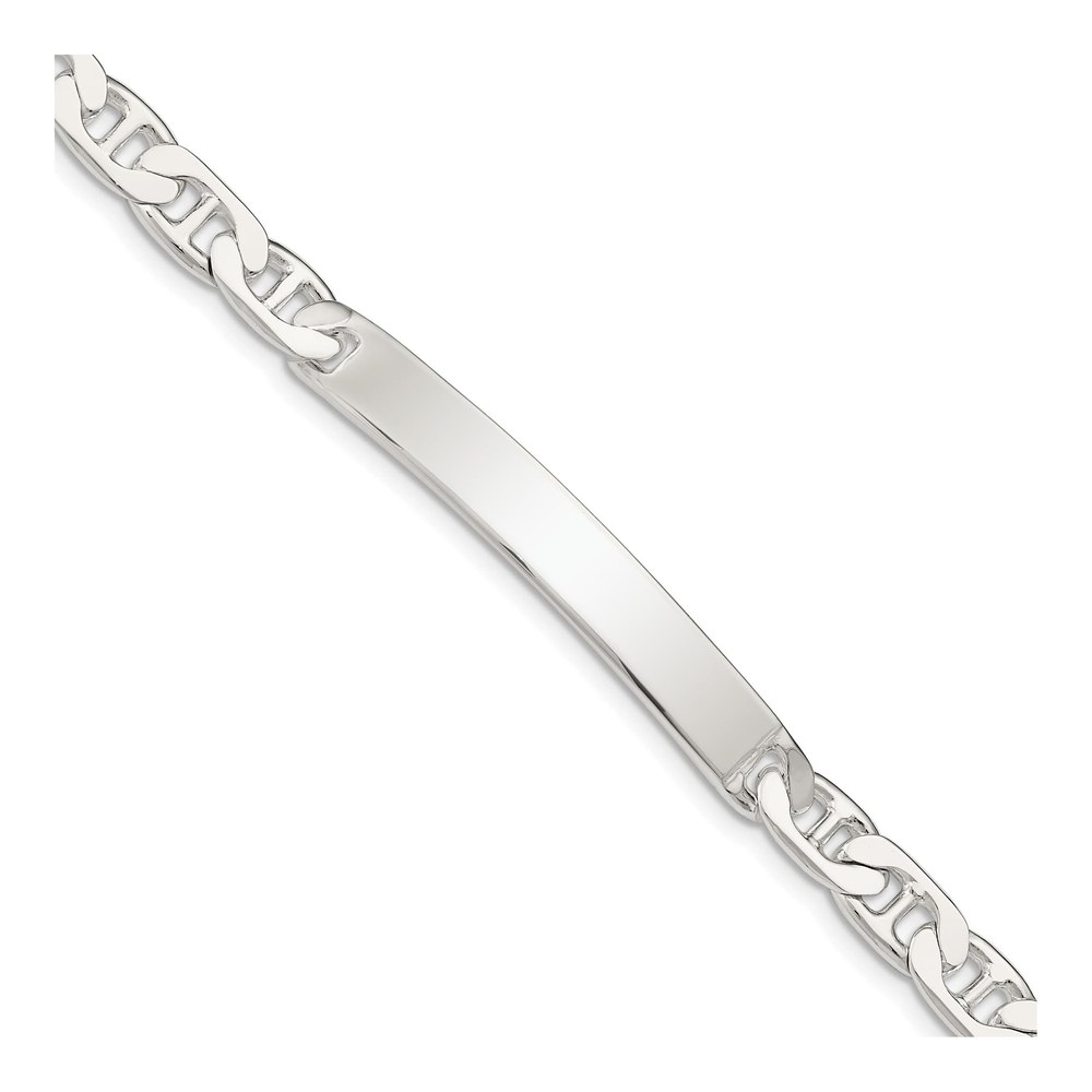 Sterling Silver Anchor ID Bracelet