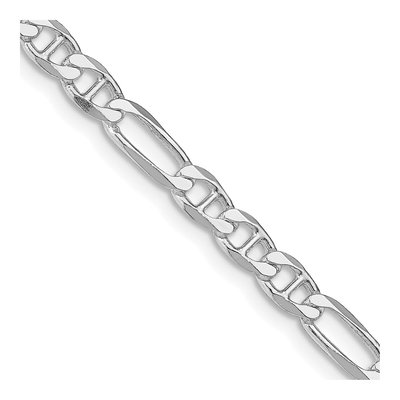 Sterling Silver 4.5mm Figaro Anchor Chain