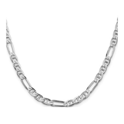 Sterling Silver 5.5mm Figaro Anchor Chain – view 2