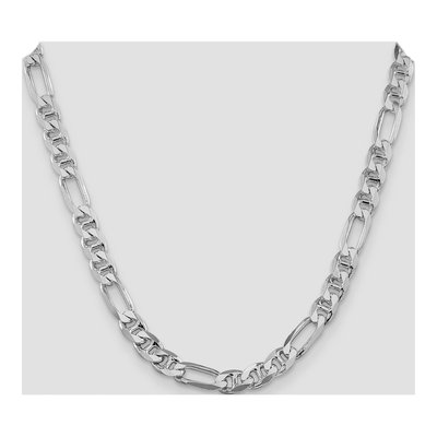 Sterling Silver 7.75mm Figaro Anchor Chain – view 4