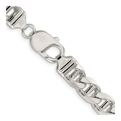 Sterling Silver 8.75mm Figaro Anchor Chain – view 3