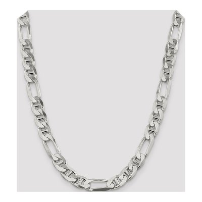 Sterling Silver 10.65mm Figaro Anchor Chain – view 4