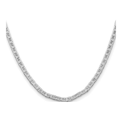 Sterling Silver 3mm Flat Anchor Chain – view 2
