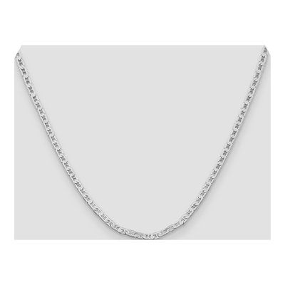 Sterling Silver 3mm Flat Anchor Chain – view 4