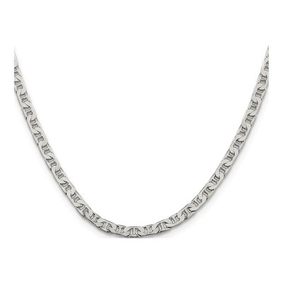 Sterling Silver 3.75mm Flat Anchor Chain – view 2