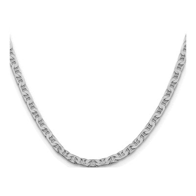 Sterling Silver 3.75mm Flat Anchor Chain – view 3