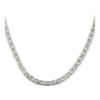 Sterling Silver 4.5mm Flat Anchor Chain – view 2