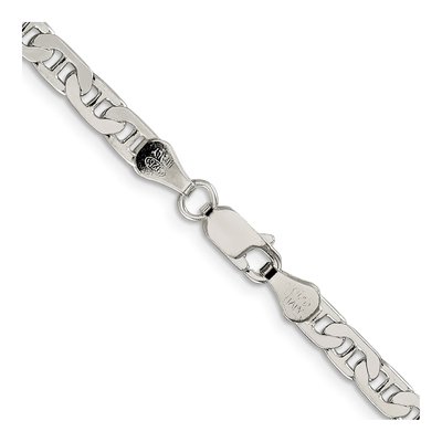 Sterling Silver 4.5mm Flat Anchor Chain – view 3