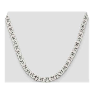 Sterling Silver 6.5mm Flat Anchor Chain – view 4