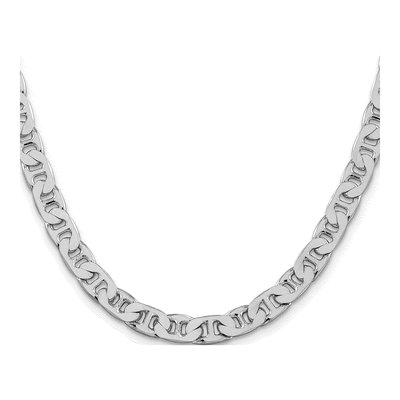 Sterling Silver 6.5mm Flat Anchor Chain – view 3