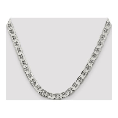 Sterling Silver 7mm Flat Anchor Chain – view 4