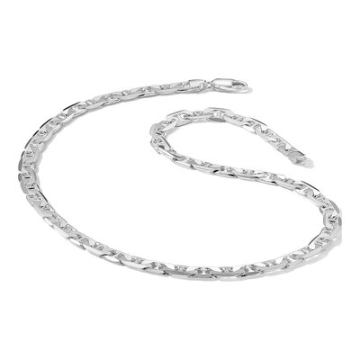 Sterling Silver 7mm Flat Anchor Chain – view 5