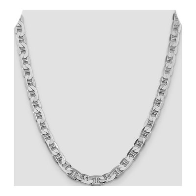 Sterling Silver 7mm Flat Anchor Chain – view 4