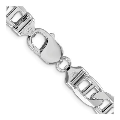 Sterling Silver 9.5mm Flat Anchor Chain – view 3