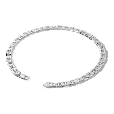 Sterling Silver 9.5mm Flat Anchor Chain – view 5