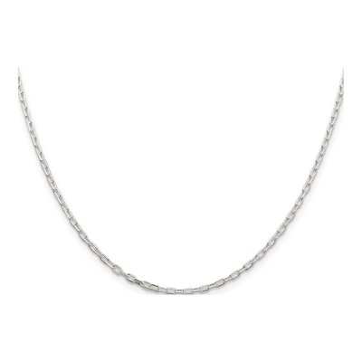 Sterling Silver 2.2mm Diamond-Cut Cable Chain – view 2