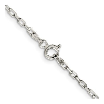 Sterling Silver 2.2mm Diamond-Cut Cable Chain – view 3
