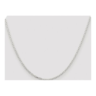 Sterling Silver 2.2mm Diamond-Cut Cable Chain – view 4