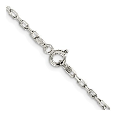 Sterling Silver 2.2mm Diamond-Cut Cable Chain – view 3