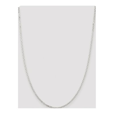 Sterling Silver 2.2mm Diamond-Cut Cable Chain – view 4