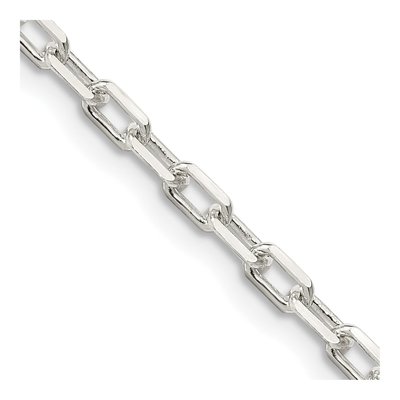 Sterling Silver 2.9mm Diamond-Cut Cable Chain