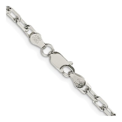 Sterling Silver 3.75mm Diamond-Cut Cable Chain – view 3