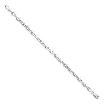 Sterling Silver 4.5mm Diamond-Cut Cable Chain Bracelet – view 2