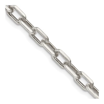 Sterling Silver 5.75mm Diamond-Cut Cable Chain