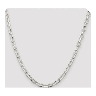 Sterling Silver 5.75mm Diamond-Cut Cable Chain – view 4