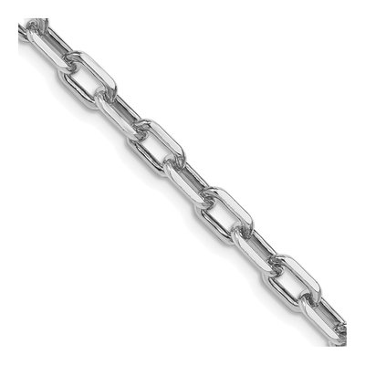 Sterling Silver 5.75mm Diamond-Cut Cable Chain