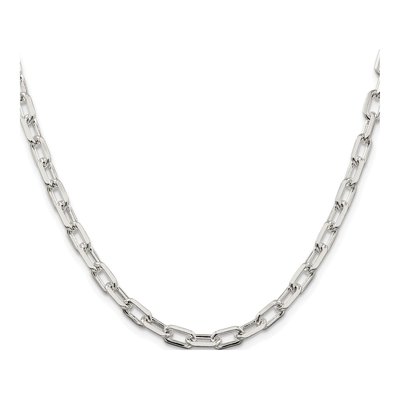 Sterling Silver 5.75mm Diamond-Cut Cable Chain – view 2