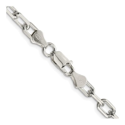Sterling Silver 5.75mm Diamond-Cut Cable Chain – view 3