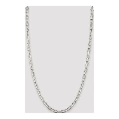 Sterling Silver 5.75mm Diamond-Cut Cable Chain – view 4