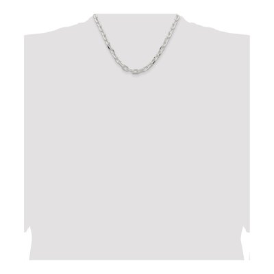 Sterling Silver 7.5mm Diamond-Cut Cable Chain – view 4