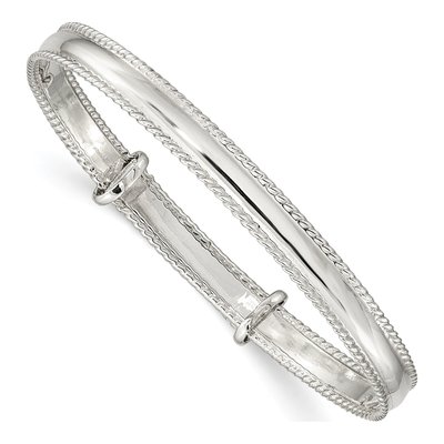 Sterling Silver Adjustable Children's Bangle Bracelet
