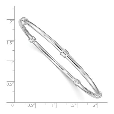 Sterling Silver Slip-On Bangle Bracelet – view 4