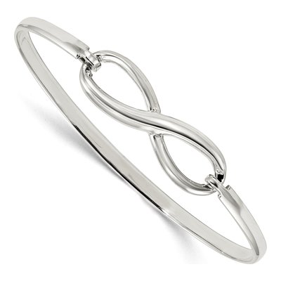 Sterling Silver Infinity Bangle Bracelet
