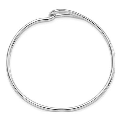 Sterling Silver Bangle Bracelet – view 3