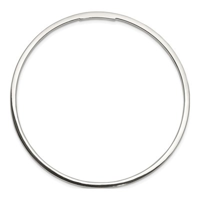 Sterling Silver Slip-On Bangle Bracelet – view 3