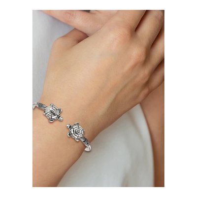 Sterling Silver Turtle Cuff Bracelet – view 5