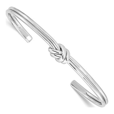 Sterling Silver Knot Cuff Bracelet