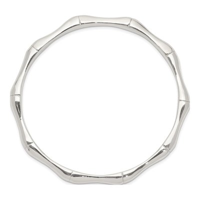 Sterling Silver Slip-On Bangle Bracelet – view 3