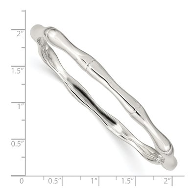 Sterling Silver Slip-On Bangle Bracelet – view 4
