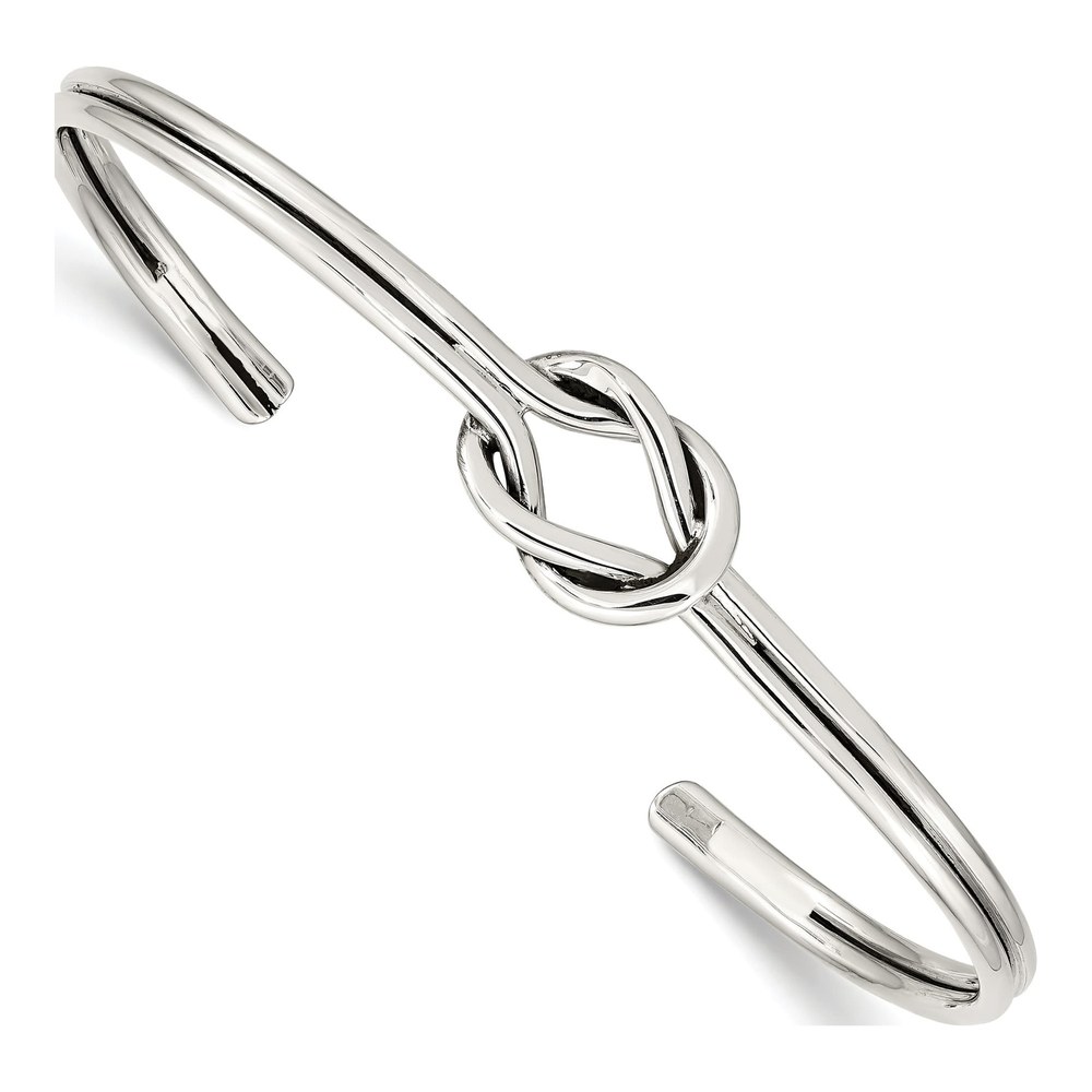 Sterling Silver Knot Cuff Bracelet